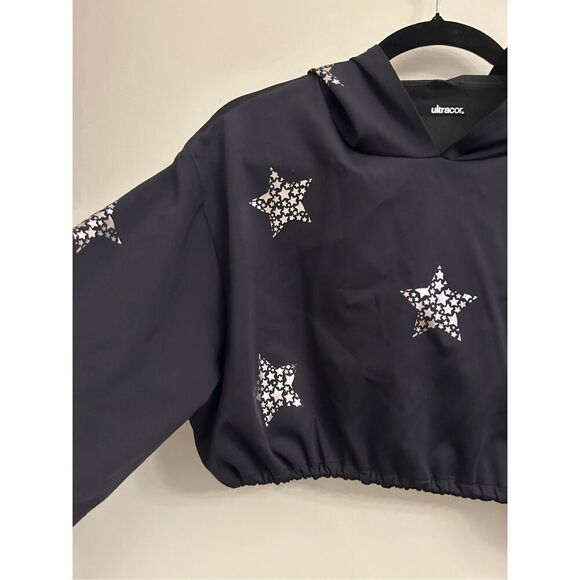 NWT Ultracor Nebula Star PYXIS Cropped Hoodie size M athletic yoga hipster - Picture 5 of 10